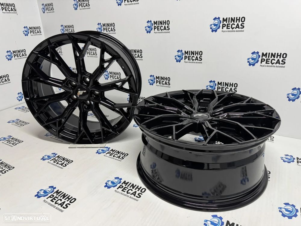 Jantes Japan Racing (JR49) em 18 preto brilho (5x112) - 5