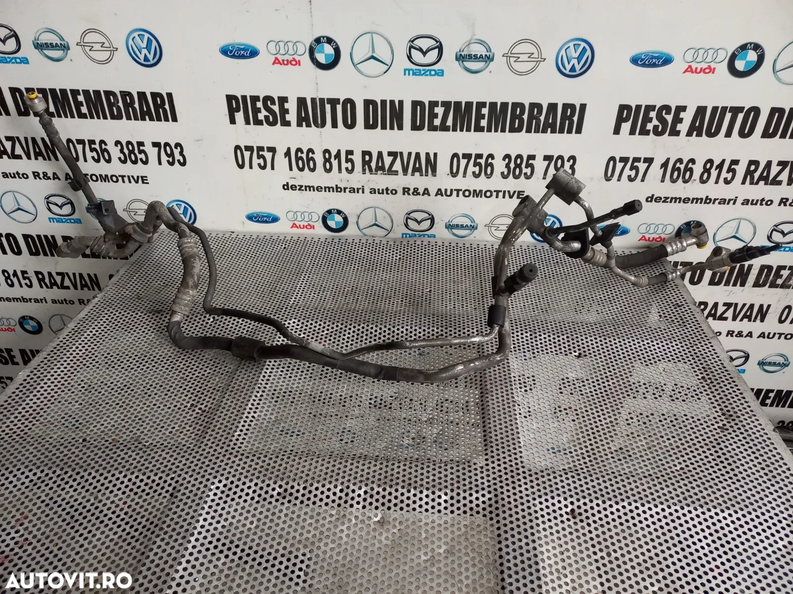 Set Conducte Clima Ac Aer Conditionat Audi Q7 4L 3.0 Tdi Motor BUG - Dezmembrari Arad - 4
