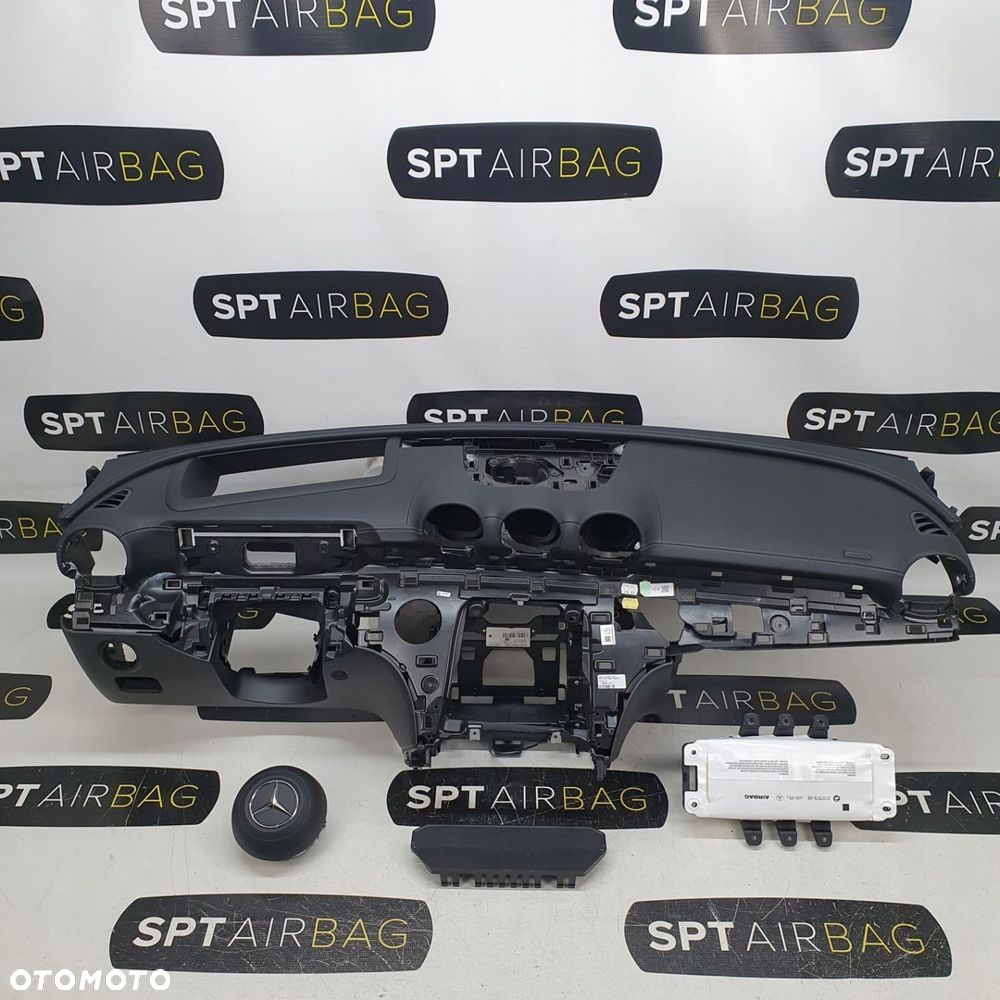 MERCEDES C KLASA W206 HEAD UP DESKA ROZDZIELCZA KONSOLA KOKPIT PULPIT PODUSZKI AIRBAG AIR BAG KIT SET - 1