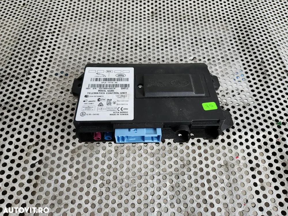 Modul Telefon Telematic Range Rover Evoque Discovery Sport An 2012-2013-2014-2015-2016-2017-2018 Cod DPLA-70718-NX Jaguar E/F Pace Dezmembrez Range Rover Evoque Facelift An 2015-2016-2017-2018-2019 2.0 D Automat 4x4 Volan Stanga - Dezmembrari Arad - 1