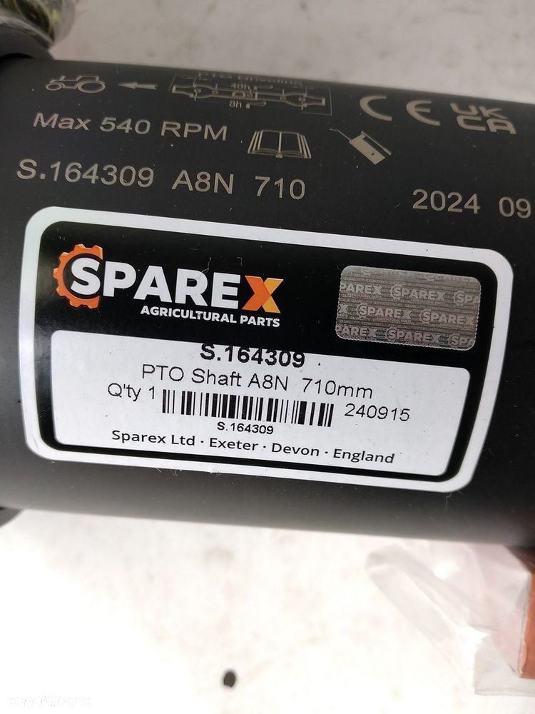 przekażnik wałek przekazu mocy nowy sparex s.164309 710mm - 2