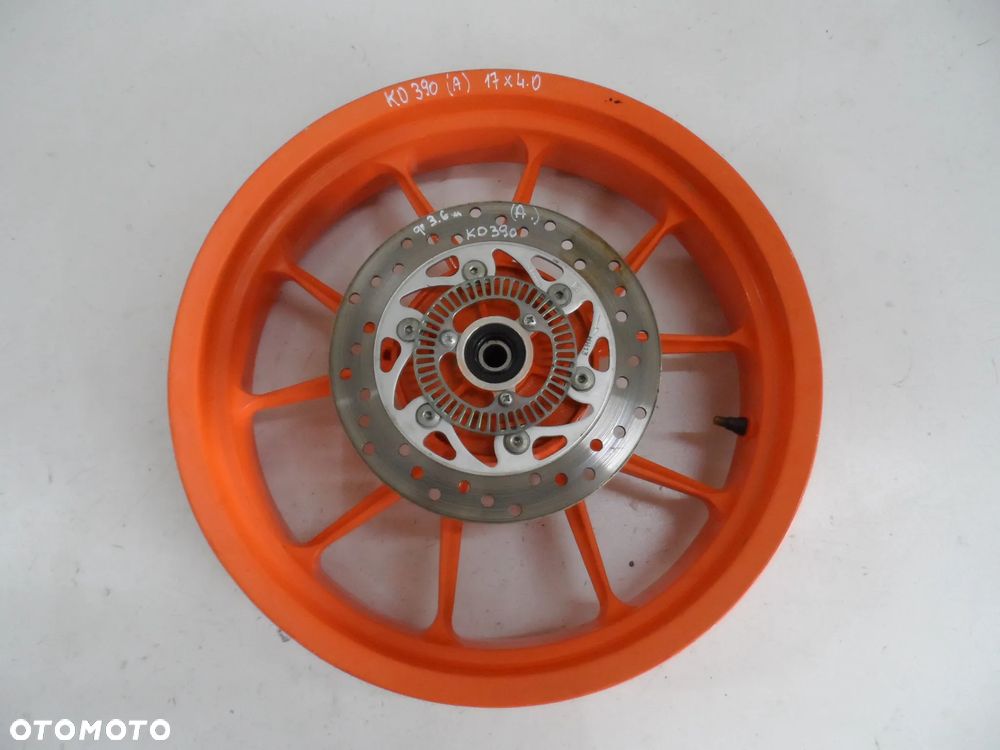 KTM DUKE 390 felga koło tył tarcza hamulcowa - 1