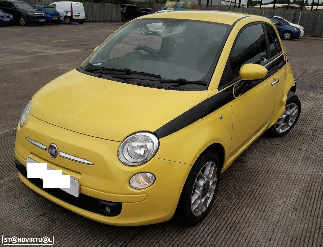 Fiat 500 Sport 1.3 Multijet de 2008 disponível para peças - 2