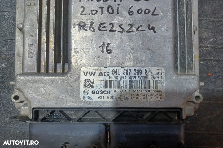 Calculator motor ECU 04L907309R 0281031066 - 2.0 TDI 04L907309R 02810 - 3