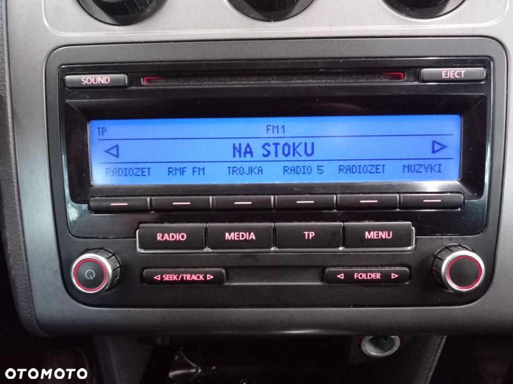 VW TOURAN I 1T LIFT 07- GOLF VI RADIO CD FABRYCZNE OEM 1K0035186AA - 2