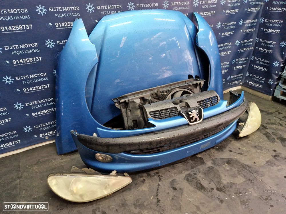 Frente completa usada PEUGEOT 206 capot parachoques oticas radiadores guardalamas - 1