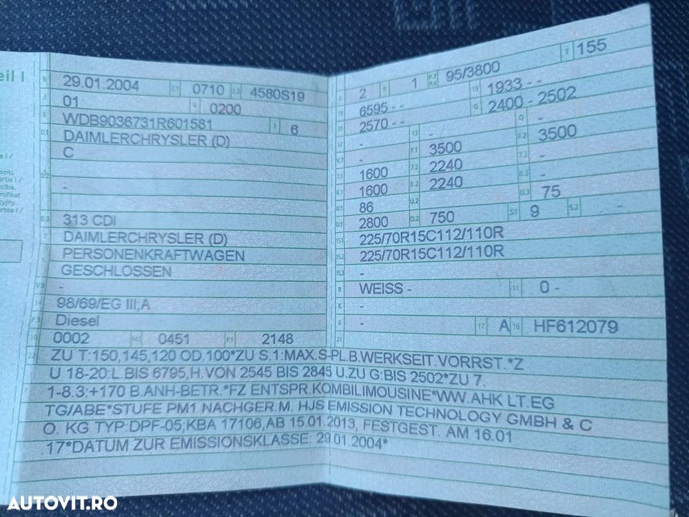 Mercedes-Benz 313 CDI - 2