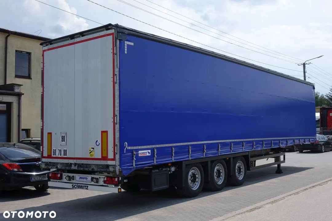 Schmitz Cargobull FIRANKA / VARIOS / OCYNK / OSIE SCHMITZ / NOWE PLANDEKI / DACH PODNOSZONY/ KOSZ NA KOŁO ZAPASOWE - 5