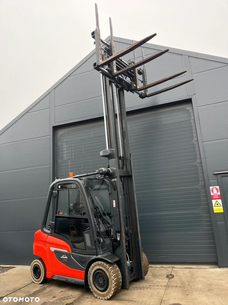 Linde H30 H25 H35 Paletyzer na 2 palety, pełna kabina 3000kg / wys. podn. 4,20m - 11