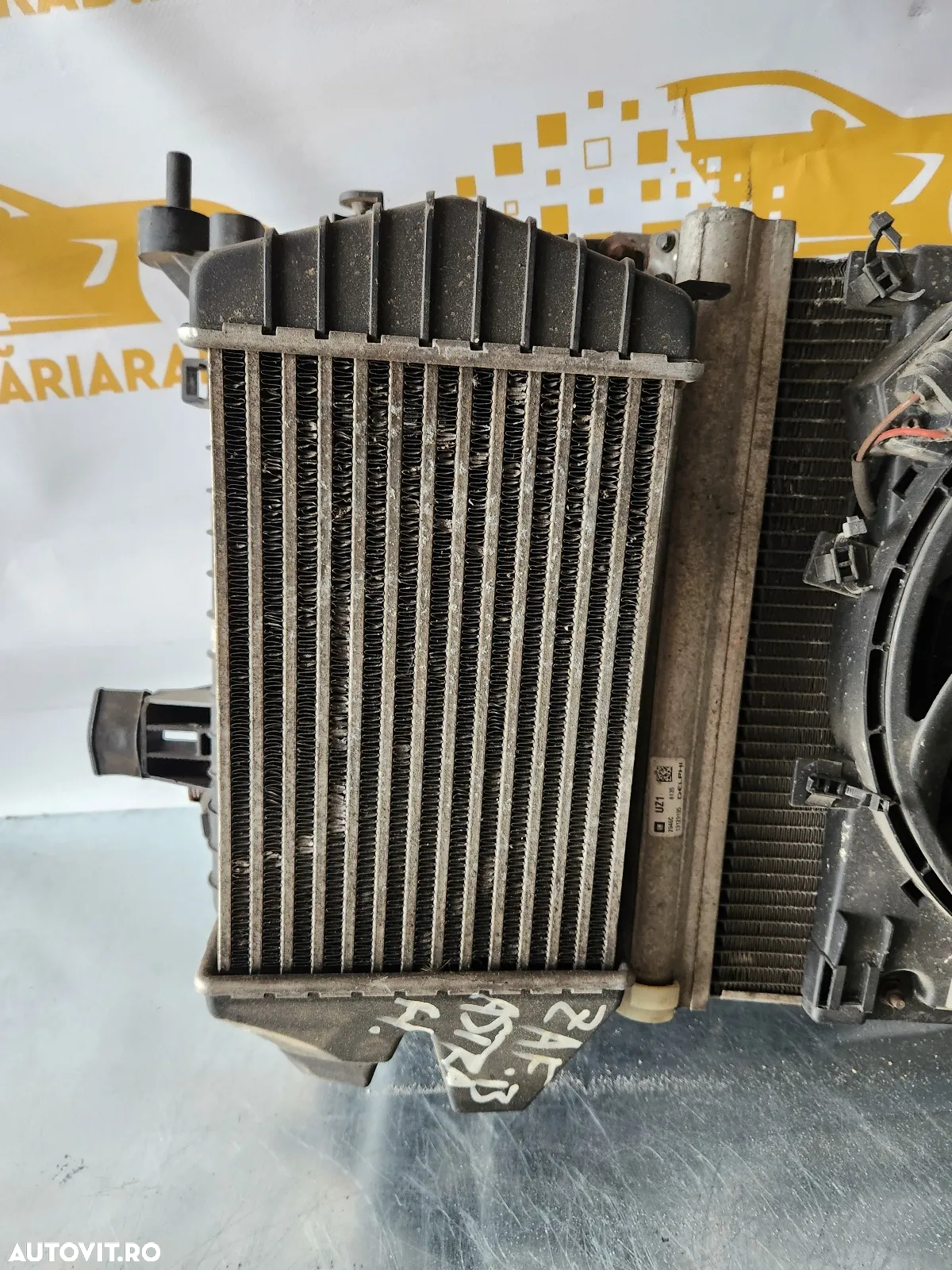 Grup Radiatoare Radiator Apa Clima Intercooler Termocupla Ventilator Clima Opel Astra H Zafira B 1. - 7