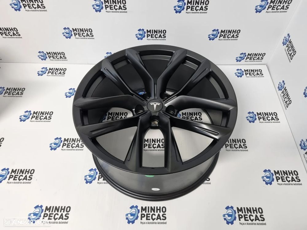 Jantes Tesla Model 3 T Sportline em 21 (5x120) Matt Black - 7