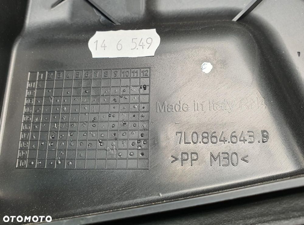 POKRYWA OBUDOWA AKUMULATORA PORSCHE CAYENNE II 7P5 7L0864643B - 4