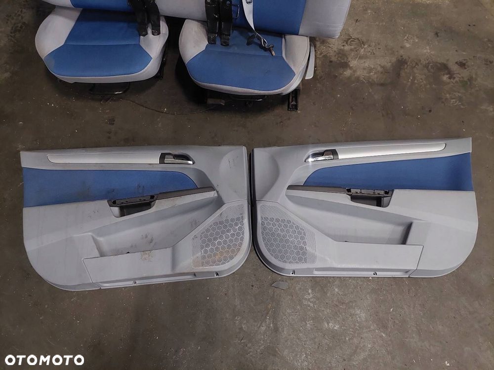 KOMPLET FOTELI LEWY PRAWY PRZÓD + KANAPA TYŁ + BOCZKI OPEL ASTRA H - 5