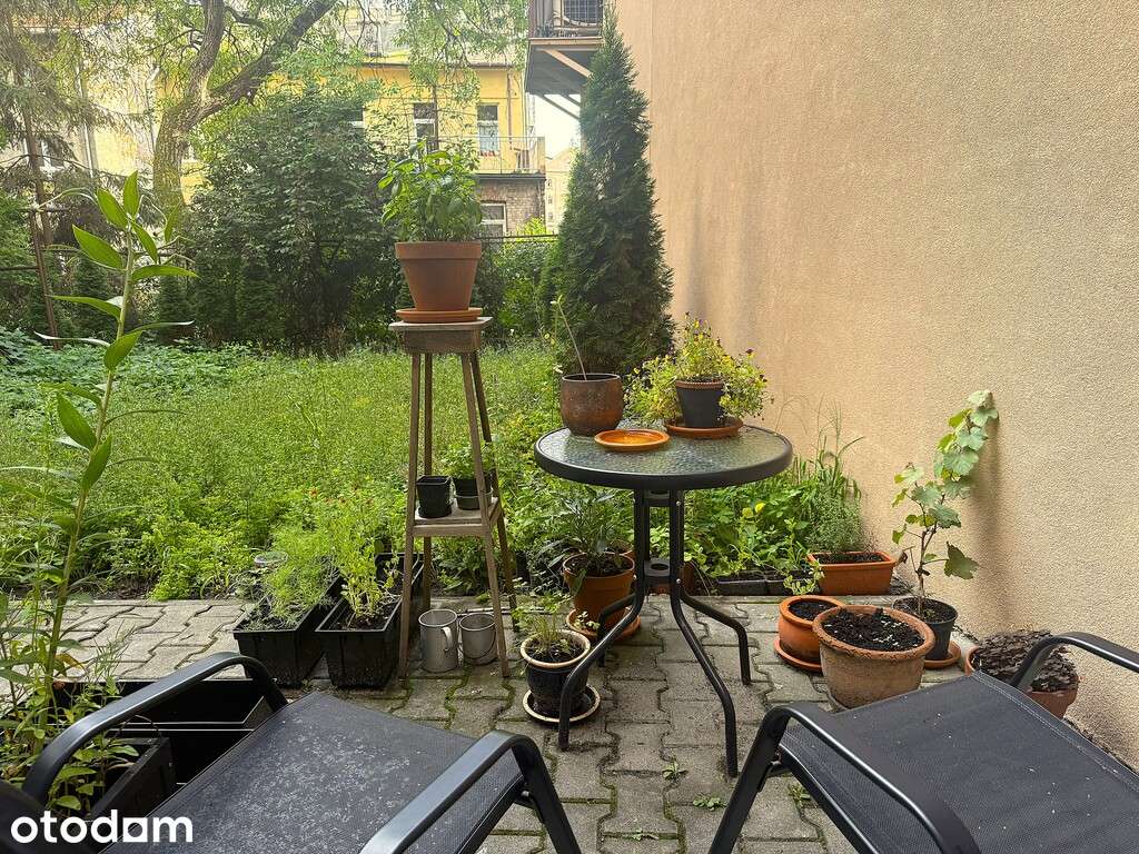 Klimatyczne mieszkanie z ogródkiem k. pl.Inwalidów