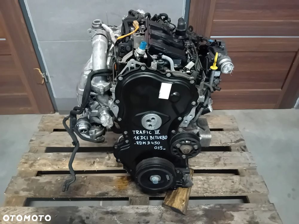 silnik kompletny Renault Trafic III 1.6 BITURBO 2015 przebieg 91 tys. R9MD450 - 2