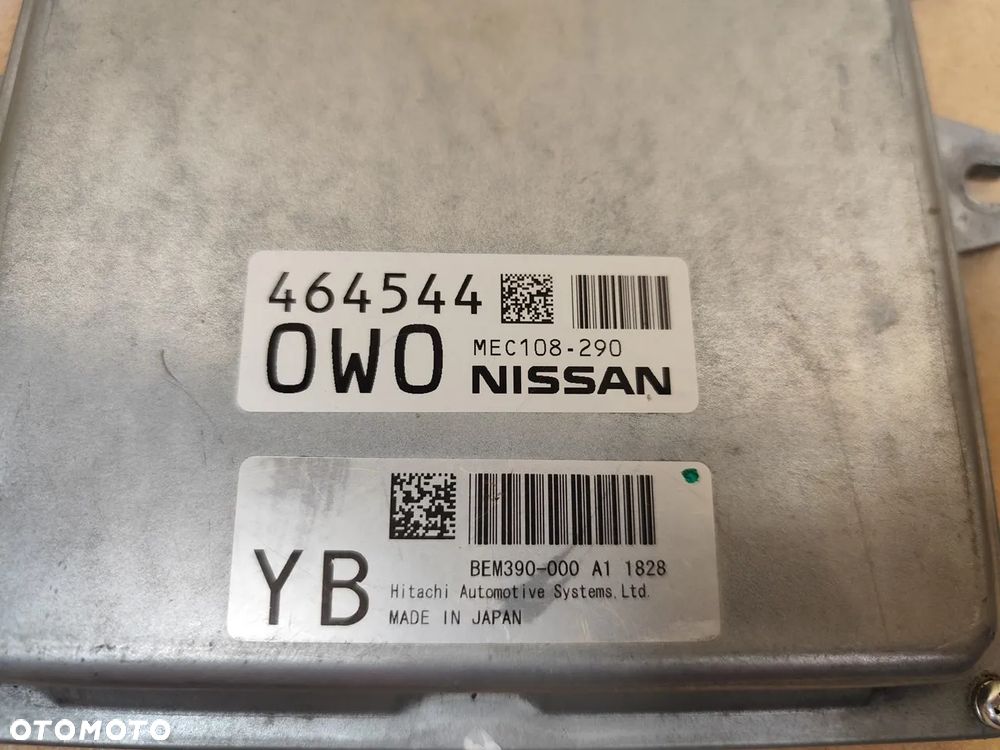 STEROWNIK SILNIKA INFINITI Q70 G37 NISSAN 370Z - KOD BEM390-000 MEC108-290 - 4