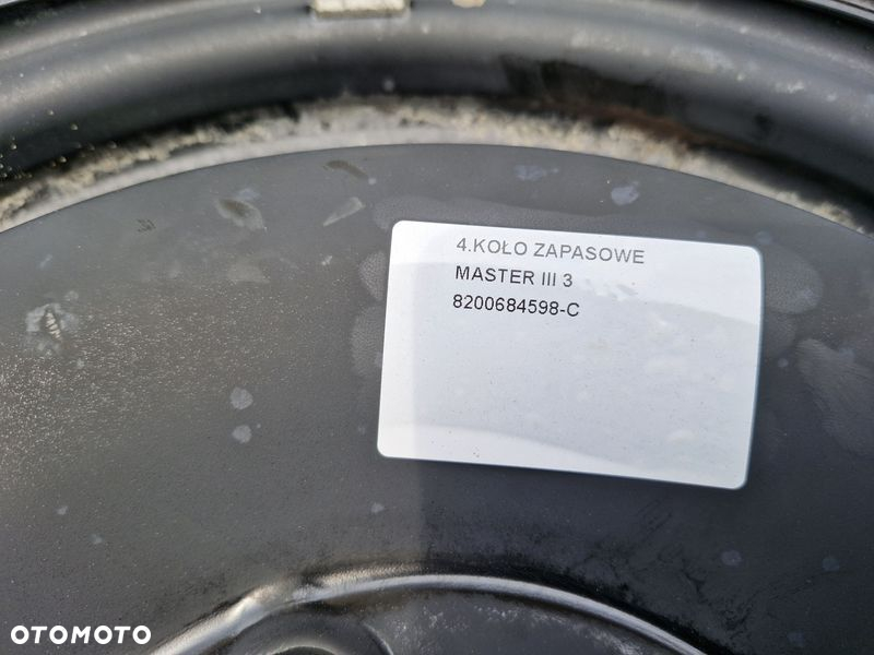 MASTER III MOVANO B KOŁO ZAPASOWE 16' 5x130 ET66 6,5J 225/65/R16C 820068684598-C - 2