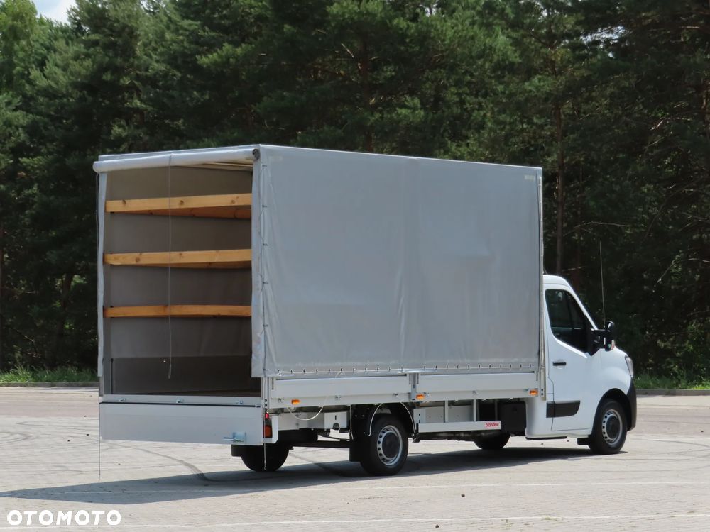 Renault Master 2.3 dCi 163 Km WZMACNIANY Plandeka 10 Euro Palet, Skrzynia 4870 mm Długa, 2550 Wysokość, MOŻLIWA FIRANA Stan Jak NOWY Gotowy Dostępny POLECAM - 24