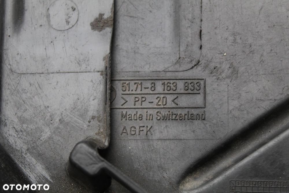 OSŁONA SILNIKA PODWOZIA DOLNA BMW E38 8163833 - 4