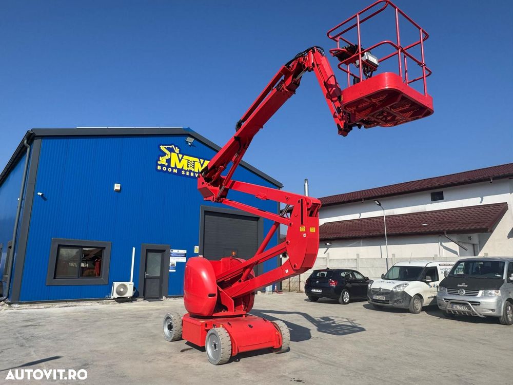 Manitou 150 AETJC Nacela electrica brat articulat 15 metri inchiriere Valcea Pitesti Bucuresti Craiova Slatina Tg Jiu Droberta Sibiu Deva Alba - 5