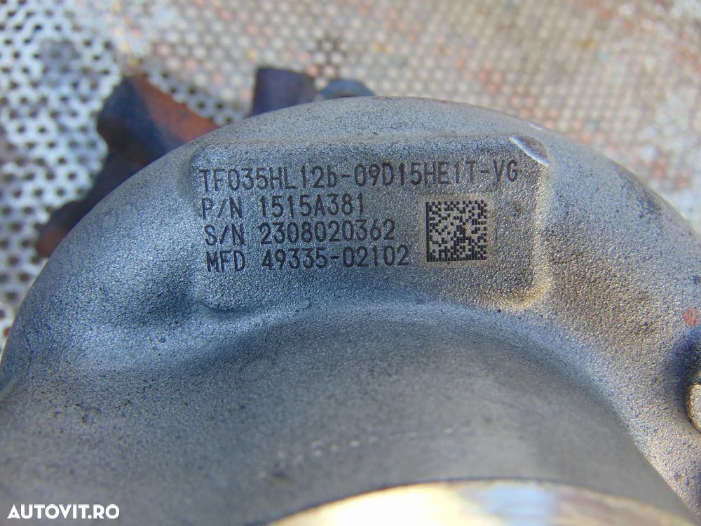 Turbina Mitsubishi L200 2.4 2.2 4n14 cod 4933502102 fiat fullback - 6