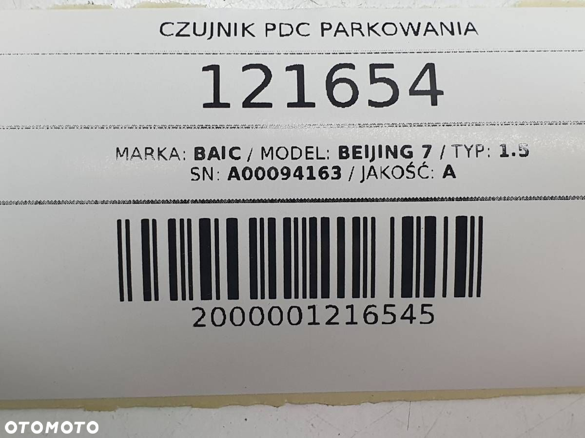CZUJNIK PDC PARKOWANIA A00094163 BAIC BEIJING X75 7 2024 - 6