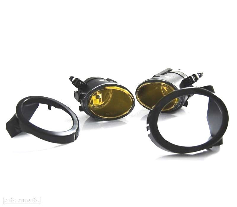 FARÓIS NEVOEIRO PÁRA-CHOQUES PACK M BMW E46 98-06 E39 95-03 VIDRO AMARELO - 3