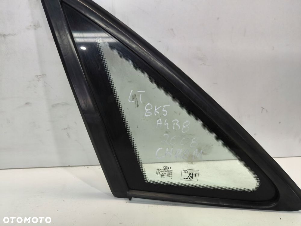 SZYBA KAROSERYJNA AUDI A4 B8 SEDAN CHROM LEWY TYŁ 2008R ORYGINAŁ ! - 5