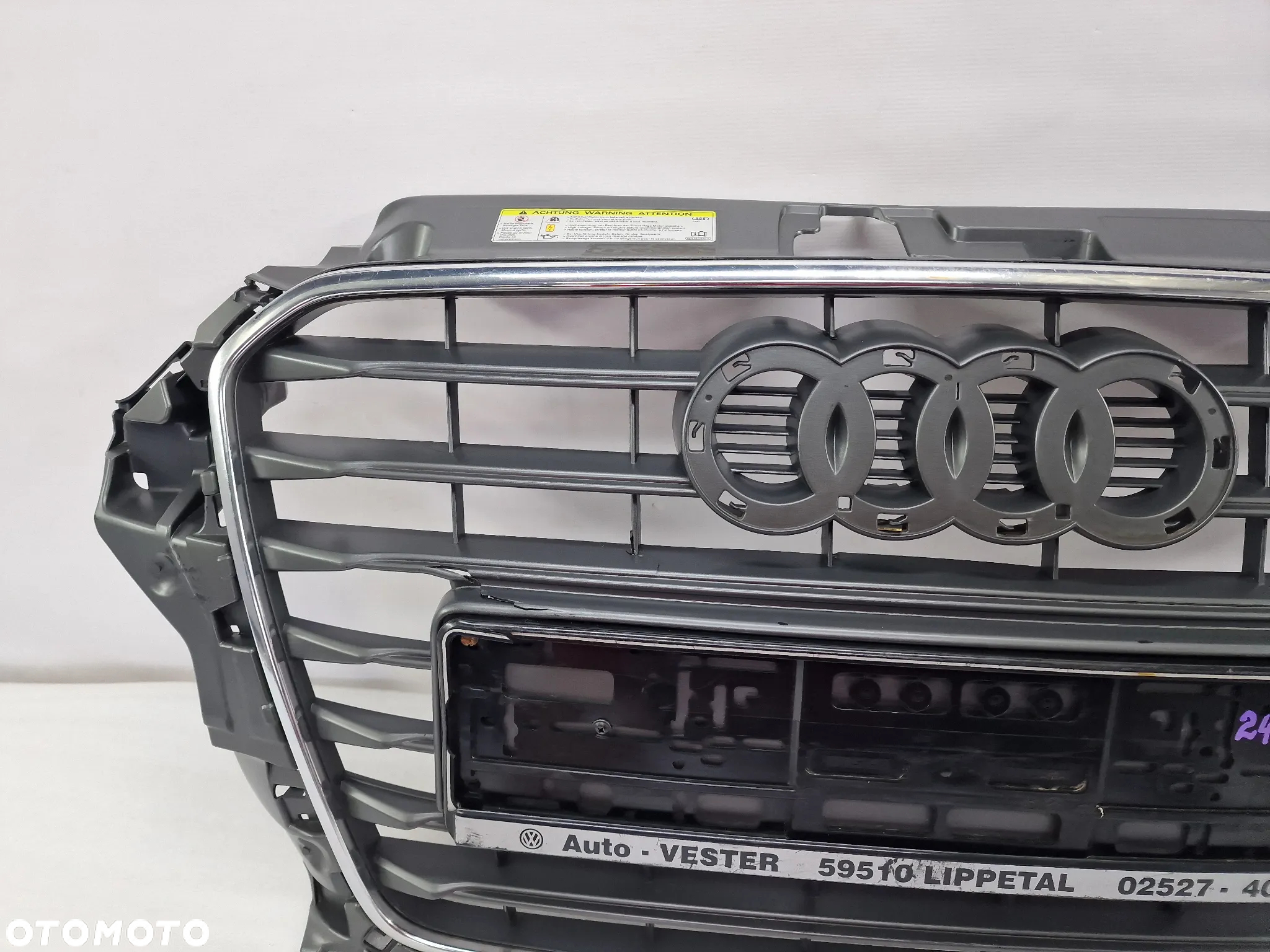 AUDI A3 8V / 8V3 12-15 ATRAPA / GRILL PRZEDNI PRZÓD , NR 8V3853651 , NR AUKCJI GL247 - 7