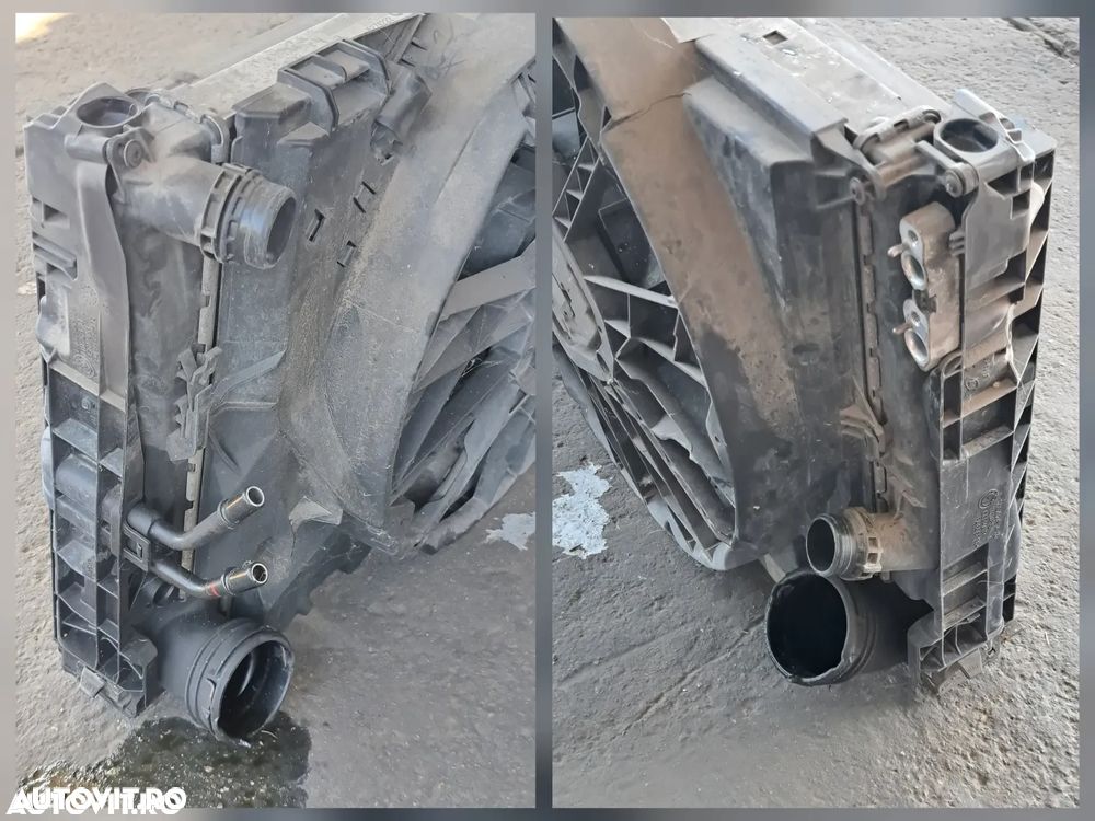 Radiator intercooler Radiator clima ac Radiator racire motor Electroventilator GMW Carcasa suport radiatoare Originale BMW E90+LCI E91+LCI E92+LCI E93+LCI - 7