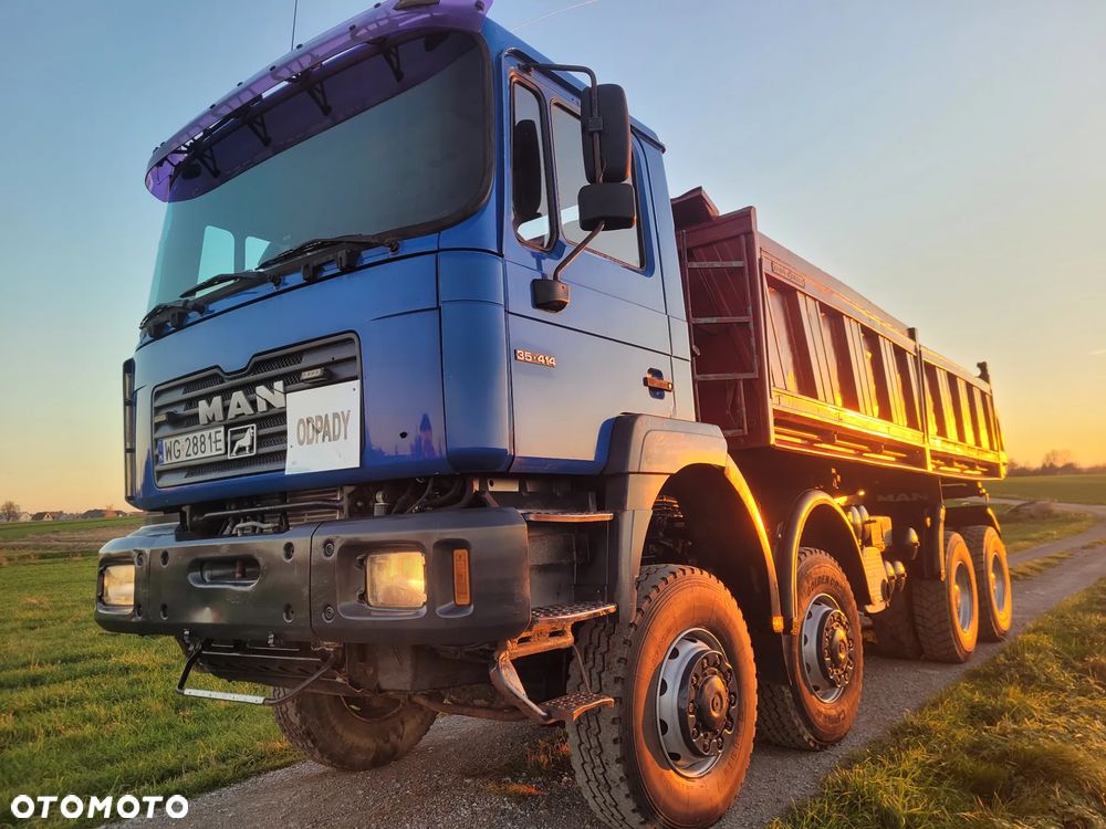 MAN 35.410 8x8 F2000 pojazd specjalistyczny Wywrotka 3-Stronna stan BDB - 1