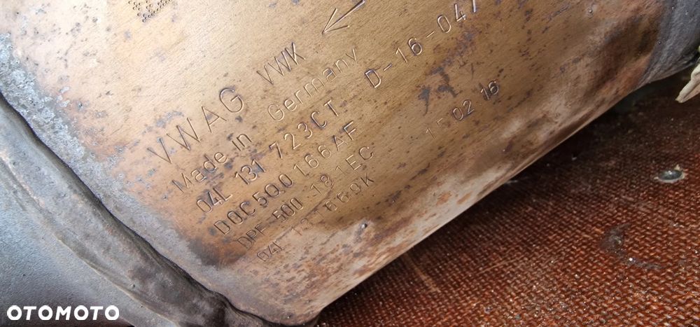 FILTR DPF 04L131723CT 2.0Tdi VW GOLF 7AUDI SKODA OCTAVIA III SEAT Leon III 04L131669K - 2