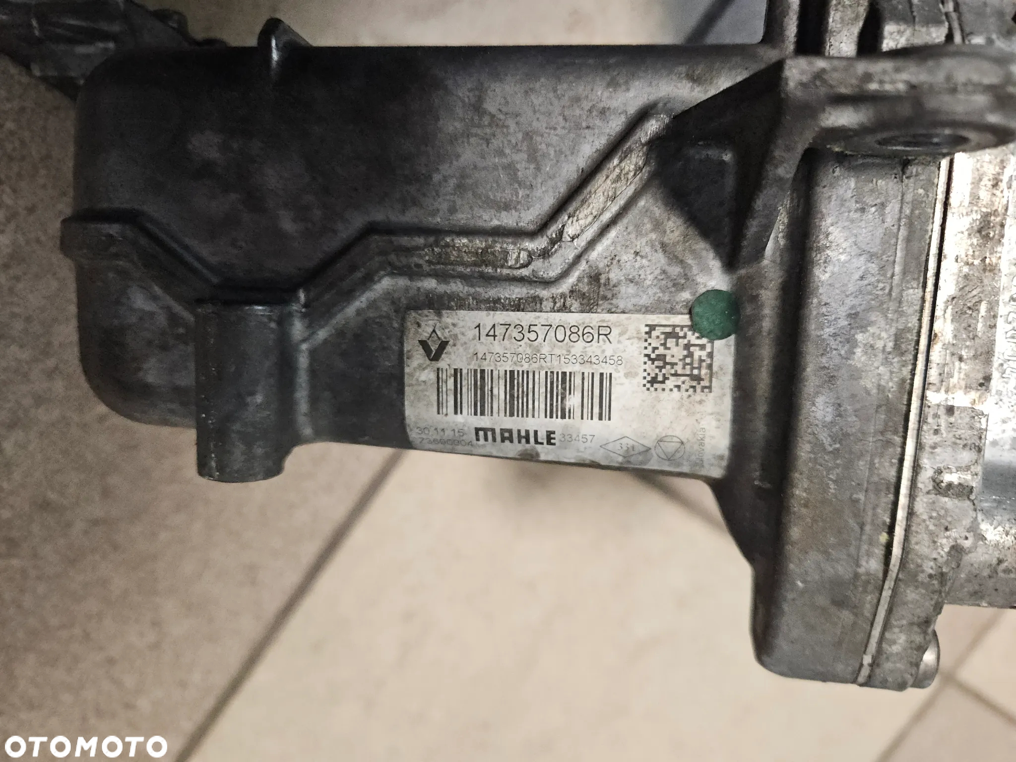 Zawór chłodniczka EGR Opel VIVARO Renault TRAFIC 1,6 DCI CDTI Biturbo 2016r 147357086R - 3