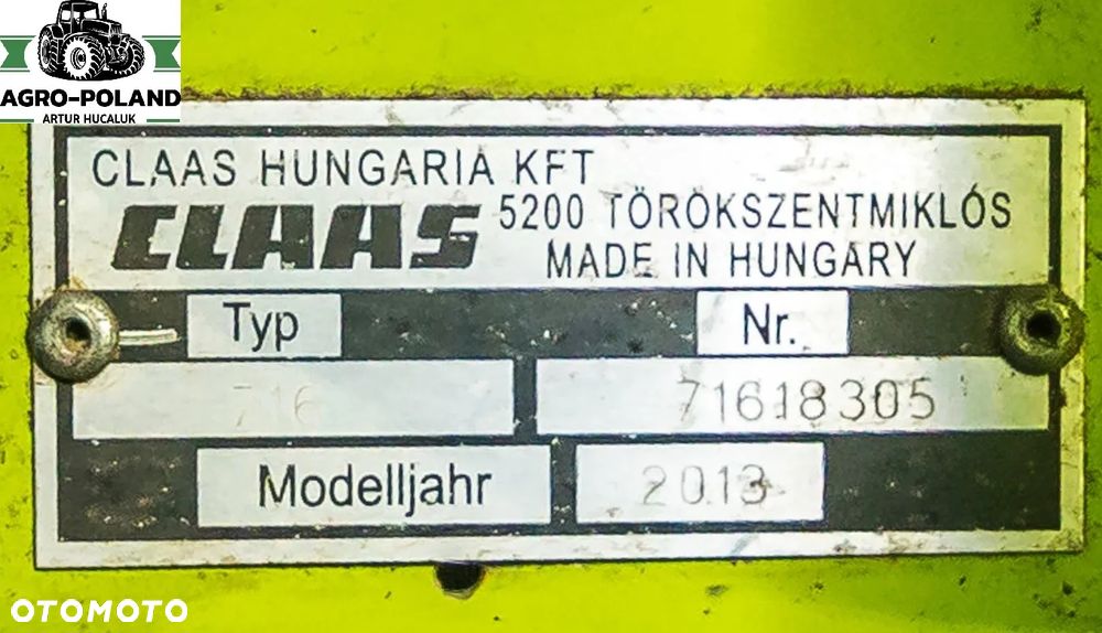 Claas VARIO 750 (NOWY MODEL)- 2013 ROK + WÓZEK + KOSY BOCZNE - 5
