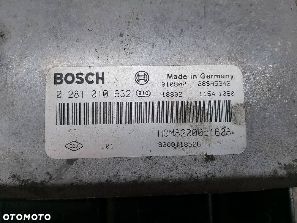 KOMPUTER, STEROWNIK OPEL VIVARO A 8200118526  0281010632 1.9 DTI - 4