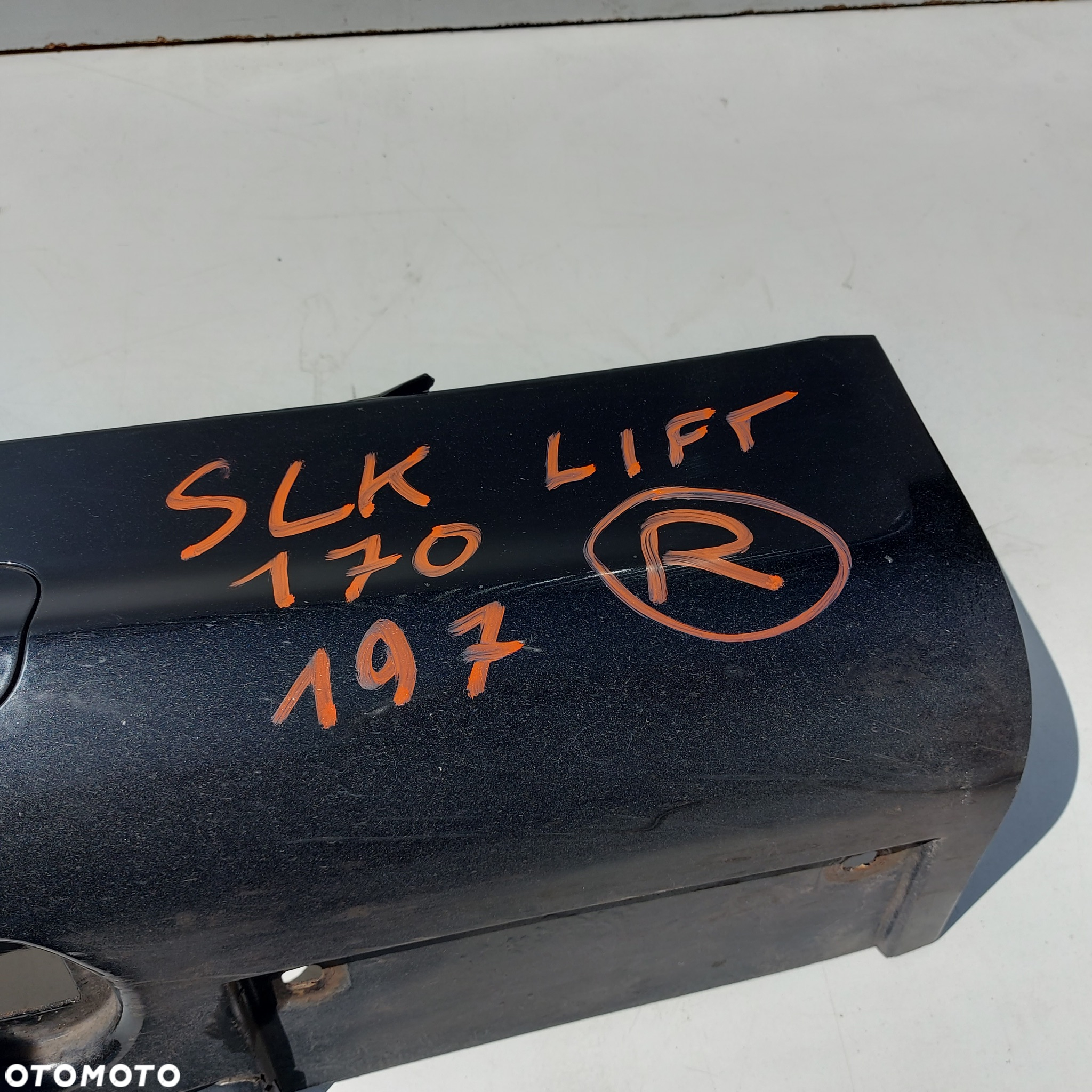 LISTWA PROGOWA NAKLADKA PRAWA KOMPLETNA 197 LAK MERCEDES SLK W170 R170 LIFT ORYGINAL DEMONTAZ 1706903025 - 12