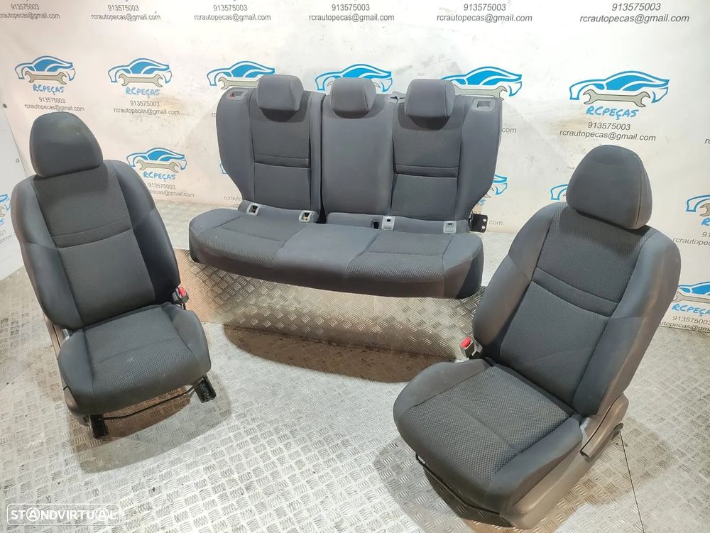 - Conjunto bancos Tecido Nissan Qashqai J11 - 3