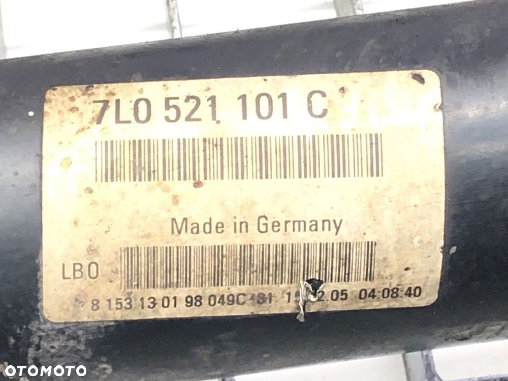 WAŁ NAPĘDOWY PRZÓD  PORSCHE CAYENNE (9PA) 2002 - 2010 S 4.5 250 kW [340 KM] benzyna 2002 - 2007 - 4