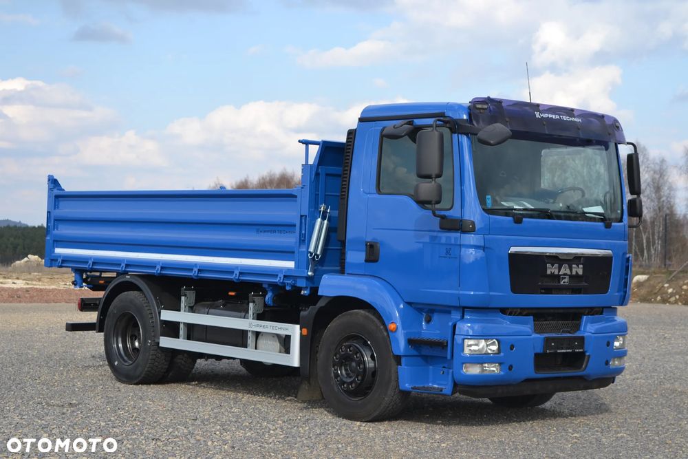 MAN TGM 18.290 18.340 Nowy 3-stronny WYWROT Kiper Wywrotka Manual Klima Blokada mostu TGL Axor Antos TGS - 13