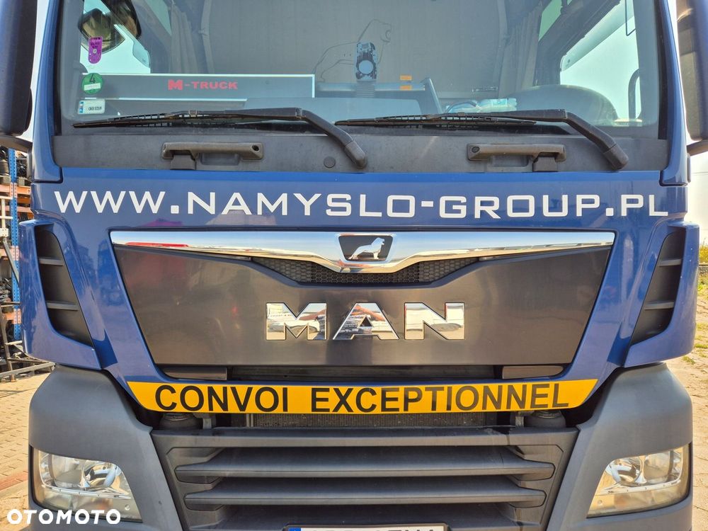 MASKA ATRAPA GRILL KOMPLETNA NIEBIESKA MAN TGX EURO 6 LIFT 2018 ROK - 1