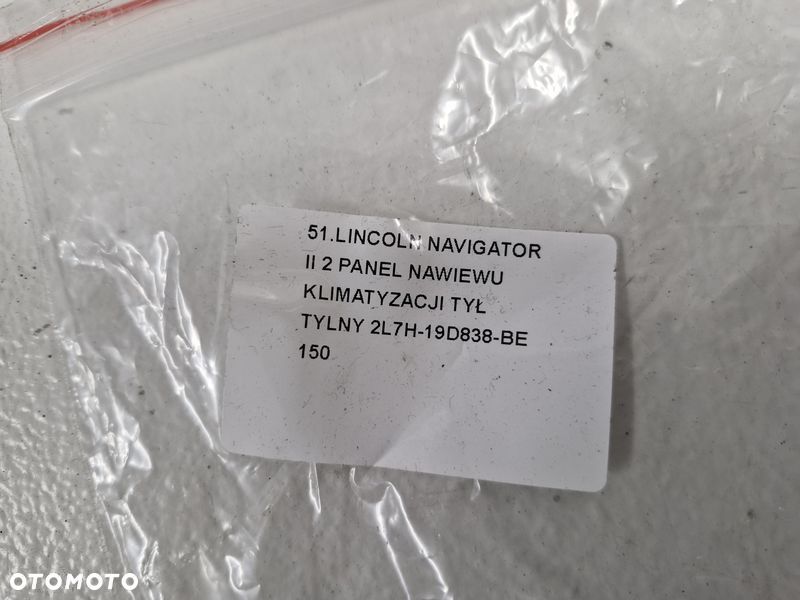 lincoln navigator 2 ii panel nawiewu klimatyzacji tył tylny 2l7h-19d838-be - 8