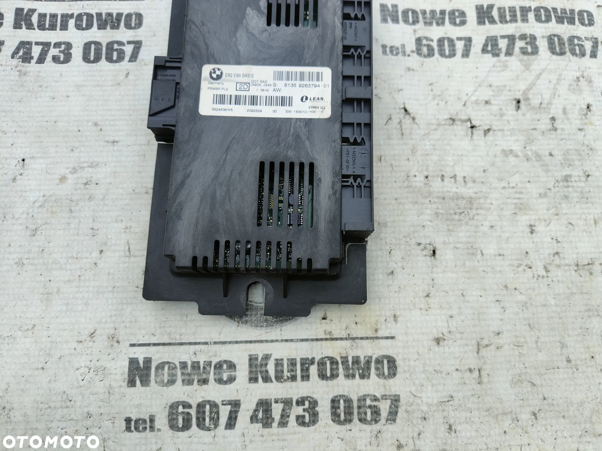 BMW E82 E88 Moduł sterownik świateł 9263794 - 2