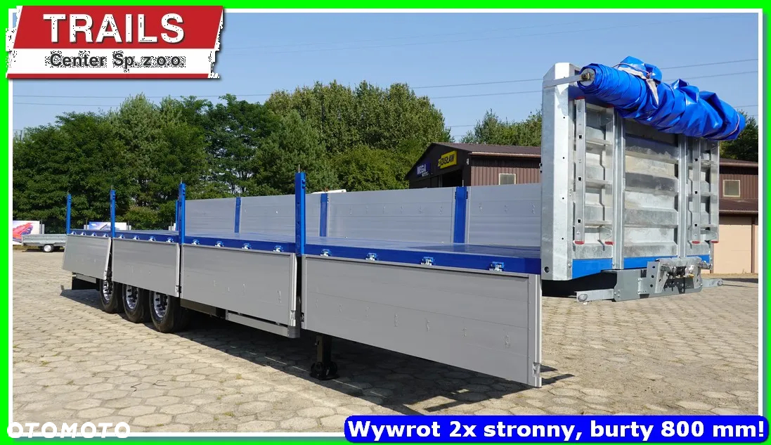 Inny Wywrotka - platforma 12,60 m, burta 800 mm - NOWOŚĆ Z-Trailers 2024 ! - 12