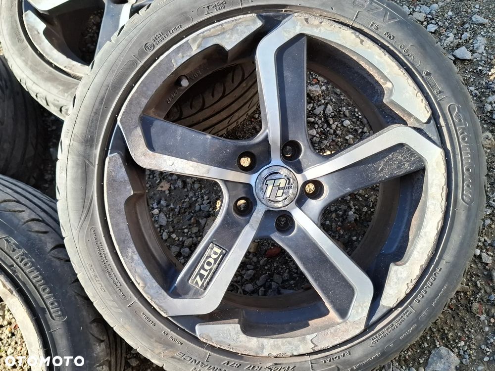 ALUFELGI KOLA R17 5X112 OPONY 215/45 DOTZ VW AUDI SEAT SKODA SLASK WYSYLKA - 3