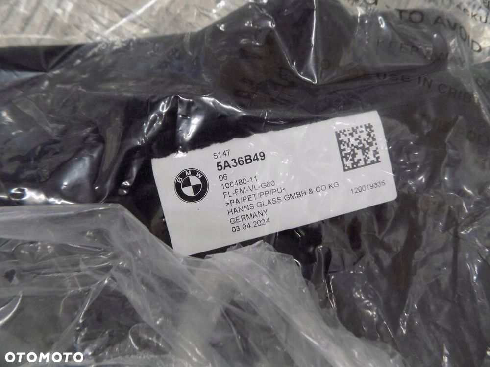 BMW G60 ORYGINALNE DYWANIKI WELUROWE 5A36B49 EU - 2