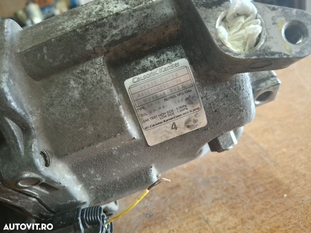 Compresor aer condiționat Nissan Note    Micra K12   1.6 Benzina - 5
