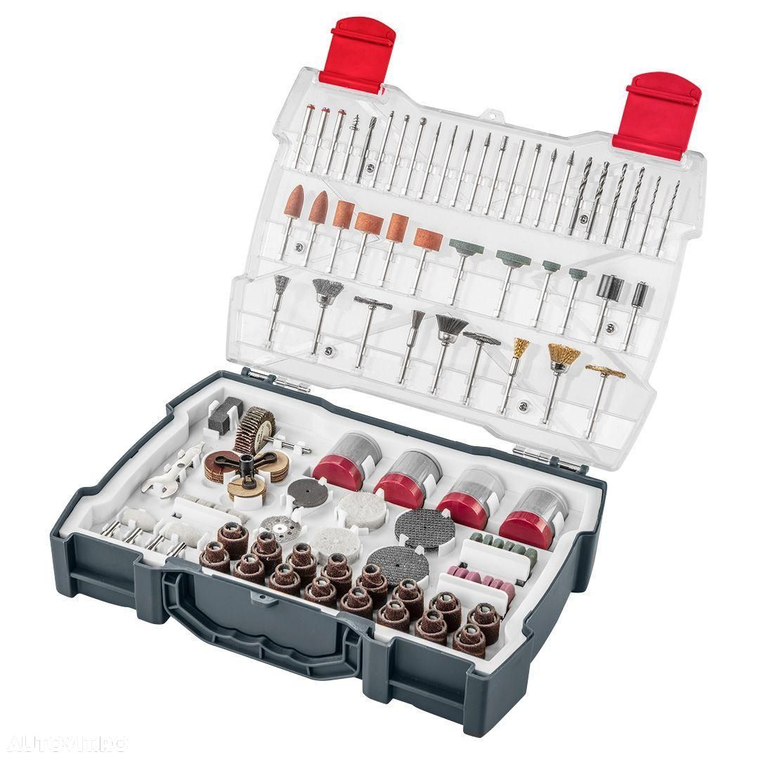Accesorii pentru mini polizor, set de 286 de bucati. 55H085 - 1