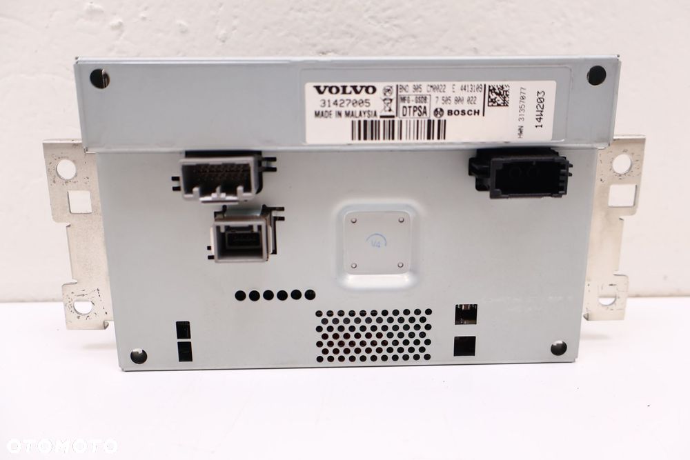 VOLVO XC60 I LIFT EKRAN WYŚWIETLACZ 31427005, 31357077 - 7