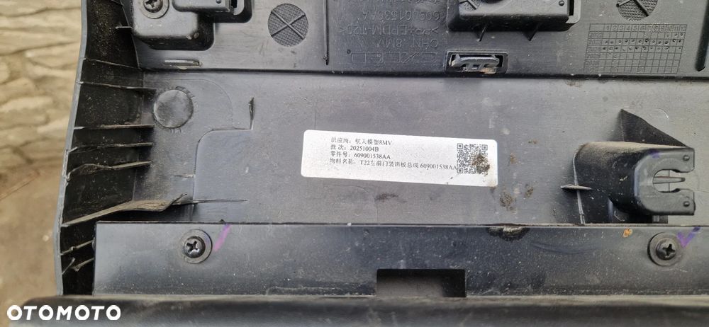 CHERY OMODA 9 C9 LISTWA DRZWI LEWY PRZÓD 609001538AA - 7