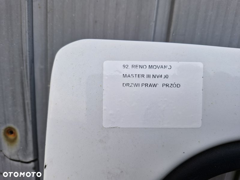 renault master iii 3 movano ii drzwi prawy przód przednie prawe - 2